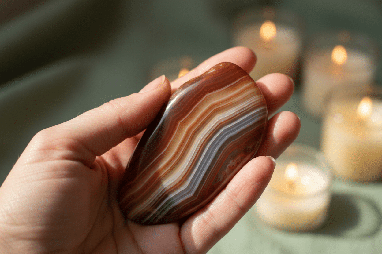 Bienfaits émotionnels et spirituels de l'agate
