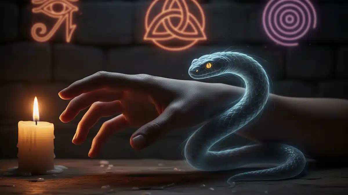 Rêve morsure serpent : Signification spirituelle complète